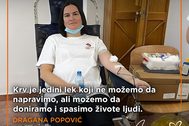 Krv je jedini lek koji ne možemo da napravimo, ali možemo da doniramo i spasimo živote ljudi