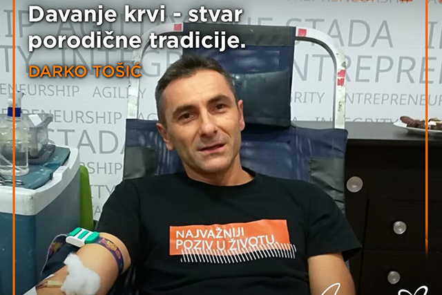 Davanje krvi - stvar porodične tradicije