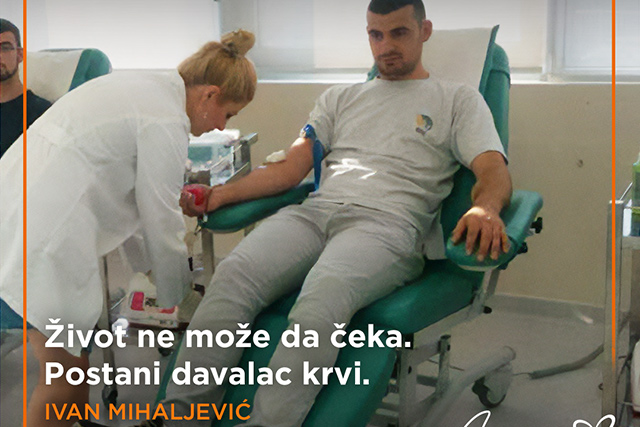 Život ne može da čeka - Postani davalac krvi