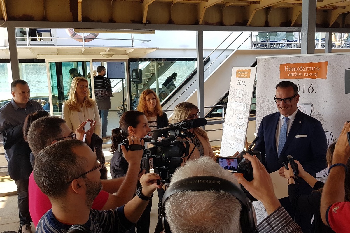 Promocija Izveštaja o održivom razvoju Hemofarma za 2016.