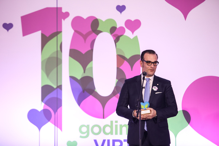 Hemofarm dobitnik Glavne nagrade VIRTUS za filantropiju