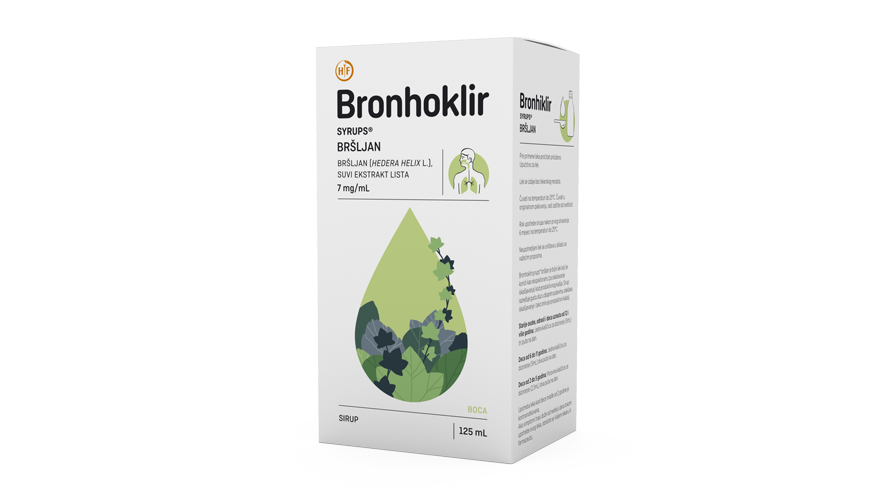 BRONHOKLIR Syrups® BRŠLJAN
